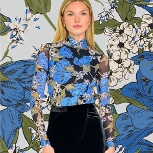 BNWT Elizabeth James the Label Samantha Top Size XS